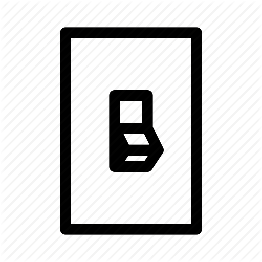 Electrical Switch Png File (black, indigo)