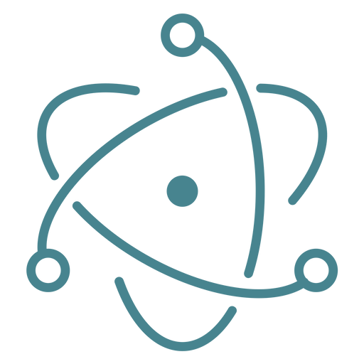 Electron Browser Logo Icon Free Transparent Png Icon Download (teal, gray, black)