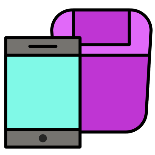 Electronic Waste Free Transparent Png Icon Download (purplish red, violet, black, mint, gray)