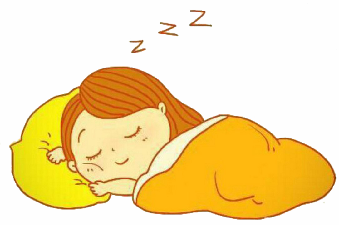 Sleep Png Clipart (orange, white)