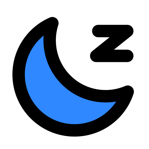 Sleep Icon Free Png Icon Download (greenish blue, indigo, white, black, gray)