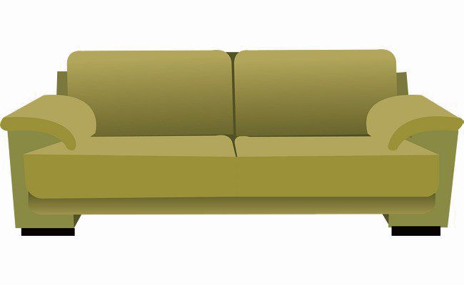 Sleeper Sofa Transparent Png (gray, white, olive)