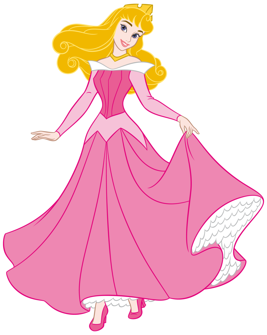 Sleeping Beauty Transparent Png (black, pink, orange, plum)