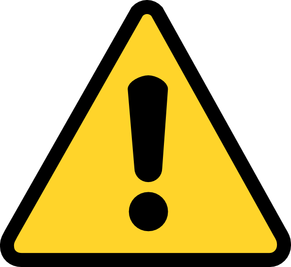 Alert Png Image (white, black, gold)