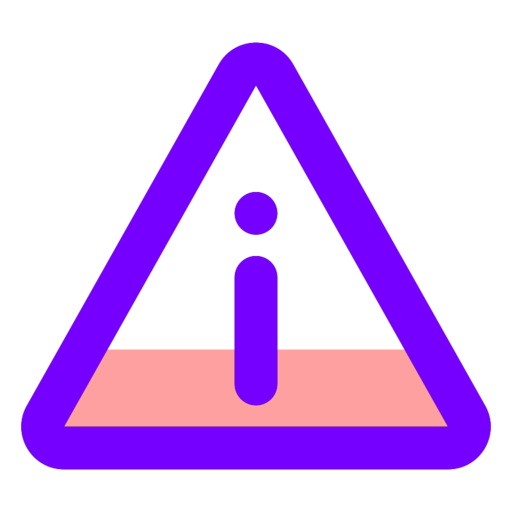 Alert Free Png Icon (blue, pink, black, purple)