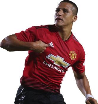 Alexis Sanchez Manchester United Png Hd (black)