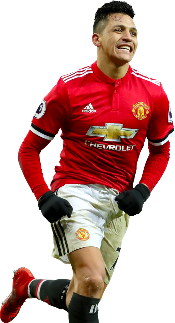 Alexis Sanchez Manchester United Png Image (maroon, black)