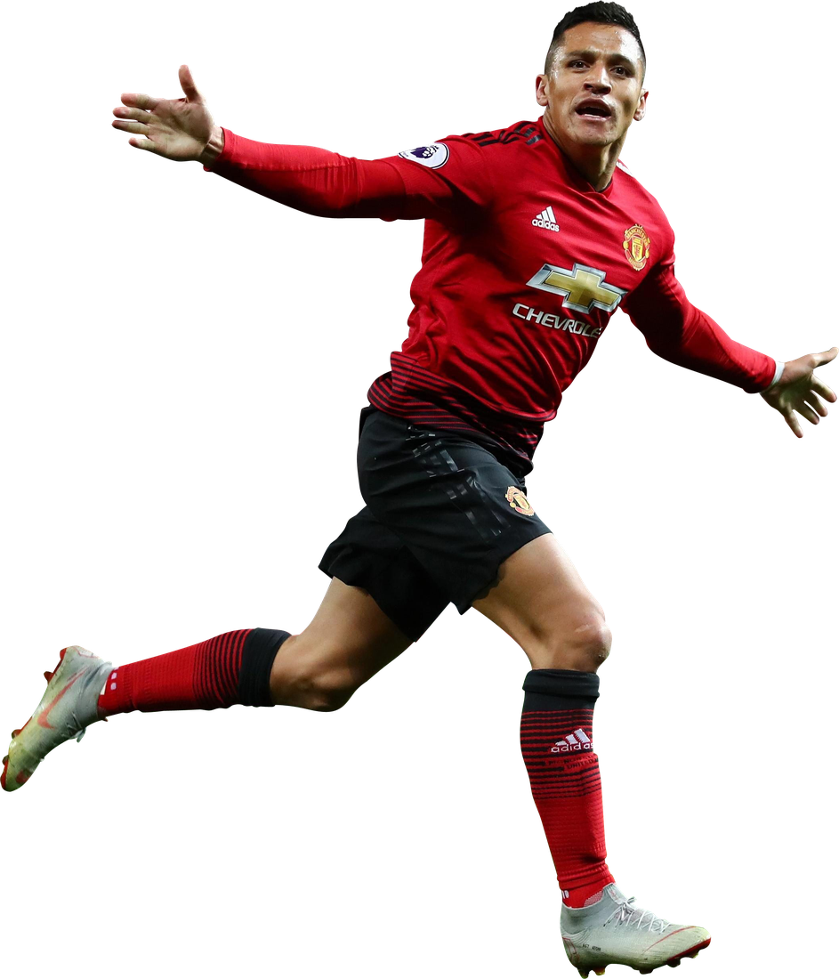 Alexis Sanchez Manchester United Png Photos (black)