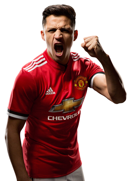 Alexis Sanchez Manchester United Png Pic (black)