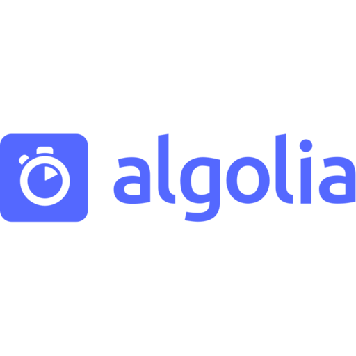 Algolia Free Png Icon (blue, white, black, gray)