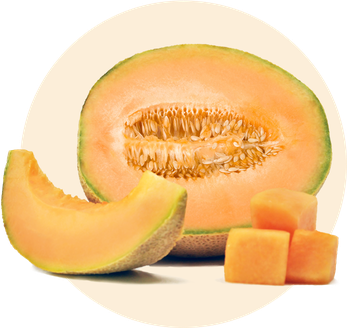 Slice Cantaloupe Png Clipart (black, beige)