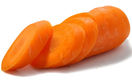 Slice Carrot Slices Png Transparent Image (black, chocolate, salmon, orange)