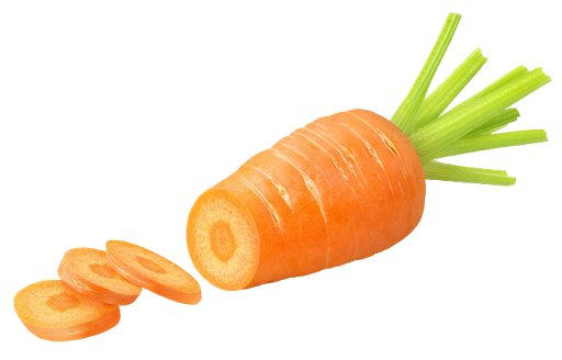 Slice Carrot Slices Transparent Png (black, chocolate, salmon)