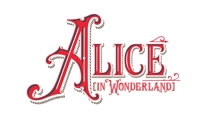 Alice In Wonderland Logo Png Free Download (black, red, maroon)