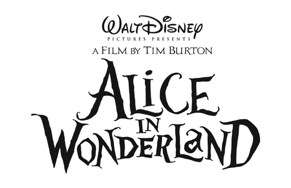 Alice In Wonderland Logo Png Photo (white)