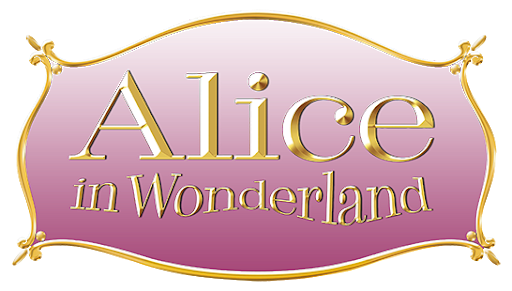 Alice In Wonderland Logo Png Transparent Picture (purple, black)