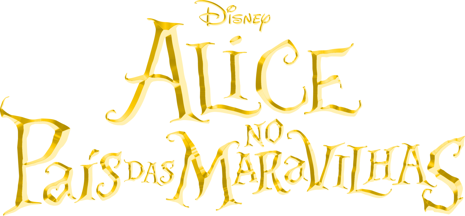 Alice In Wonderland Logo Png (black)