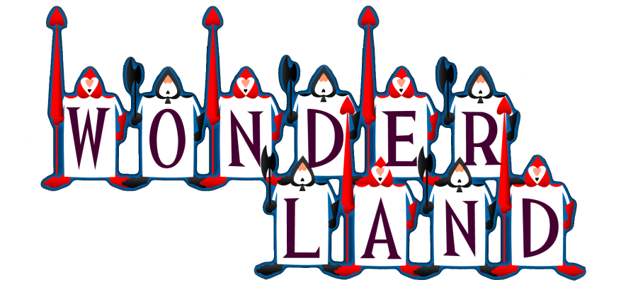 Alice In Wonderland Logo Transparent Images Png (white, black)