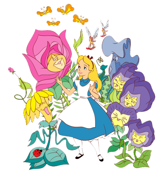 Alice In Wonderland Png File (teal, white)