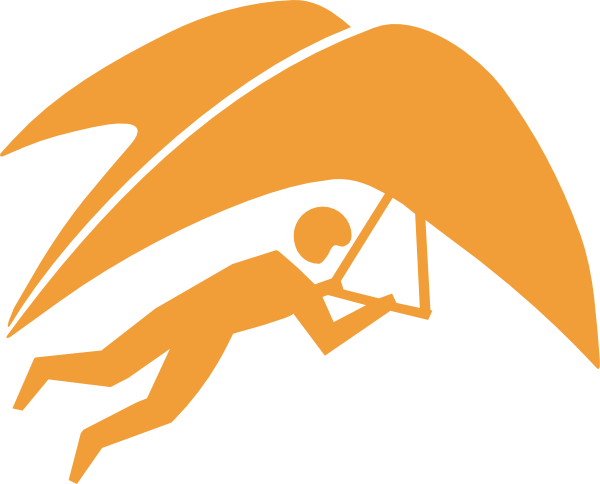 Glider Png Transparent Hd Photo (orange, white)