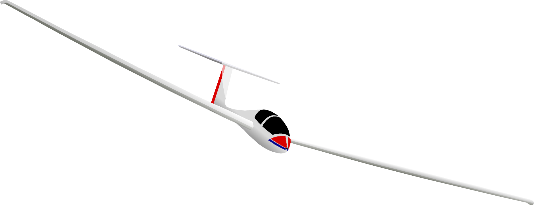 Glider Png Transparent Picture (black, lavender, white)