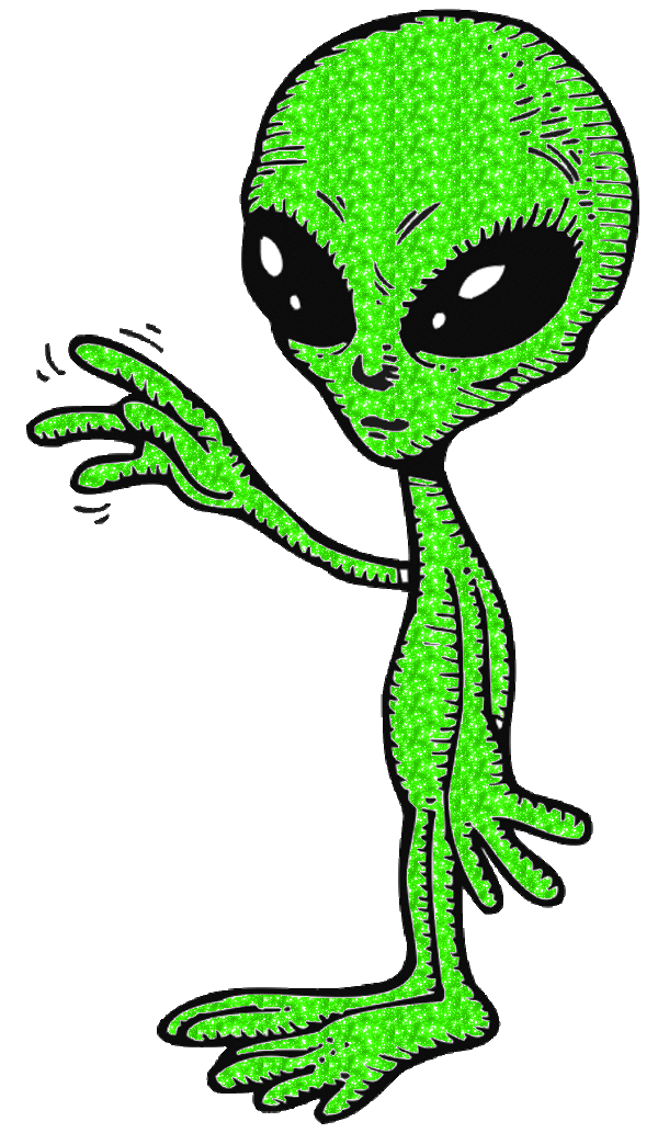 Alien Cartoon Png Isolated Pic (black)