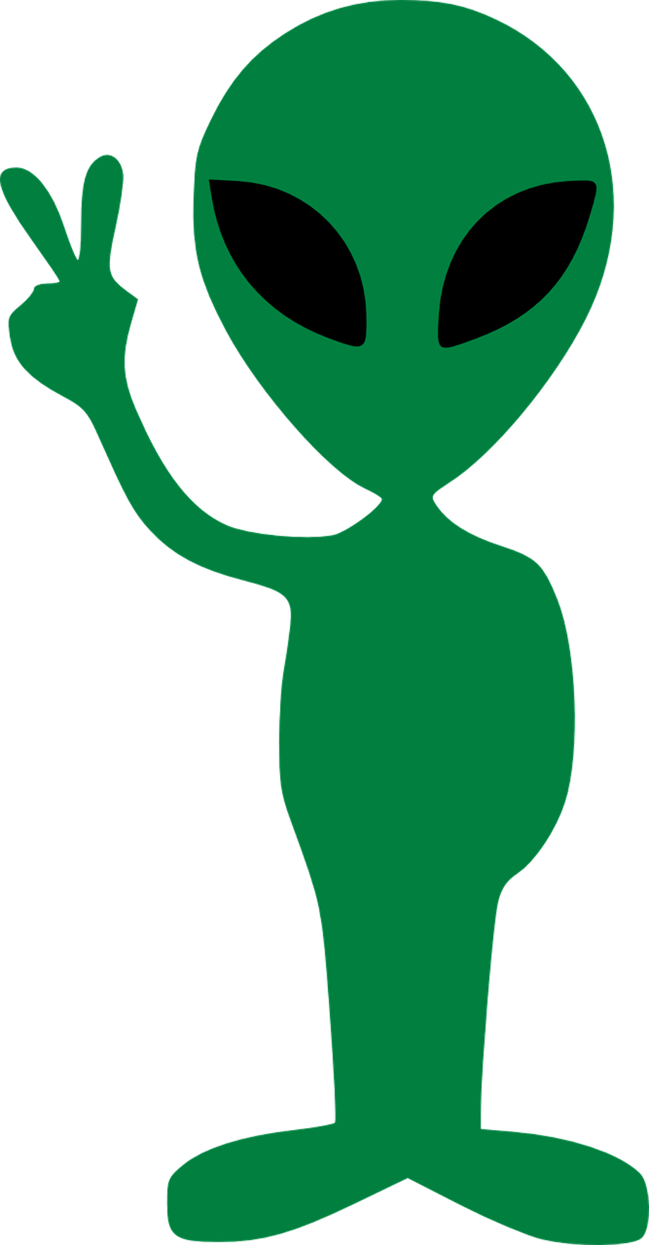 Alien Cartoon Png Pic (green, black, teal)