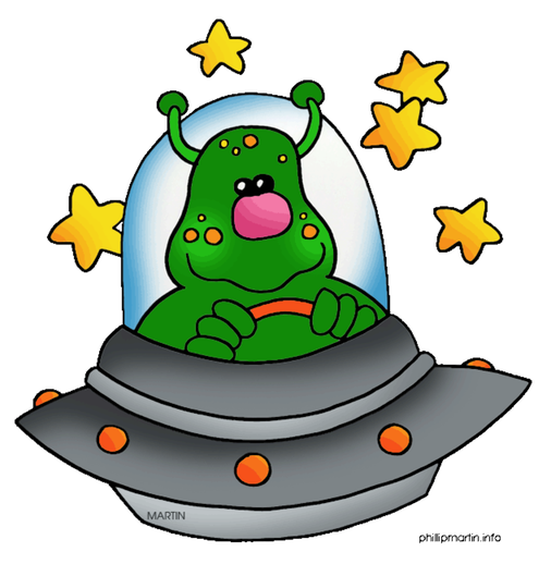 Alien Cartoon Png Transparent (green, black, gray)