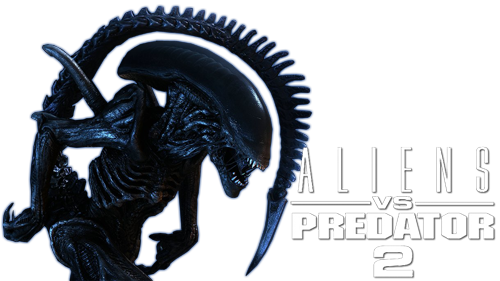 Alien Vs Predator Transparent Png (teal, white, black, lavender, navy)