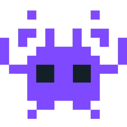 Alienmonster Free Png Icon Download (violet, purple, black)