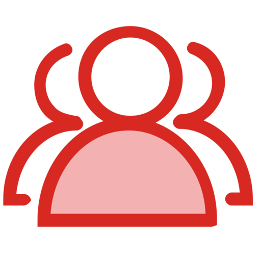 Client Free Png Icon (pink, red, black, chocolate)