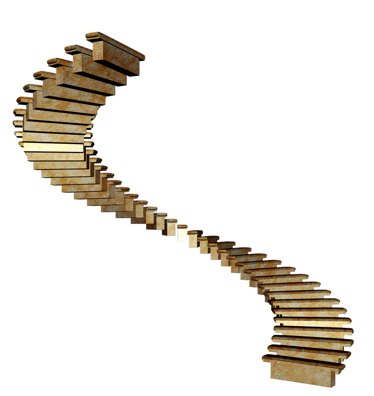 Climbing Stairs Png Transparent Image (black)