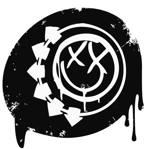 Blink 182 Background Png (white, black)