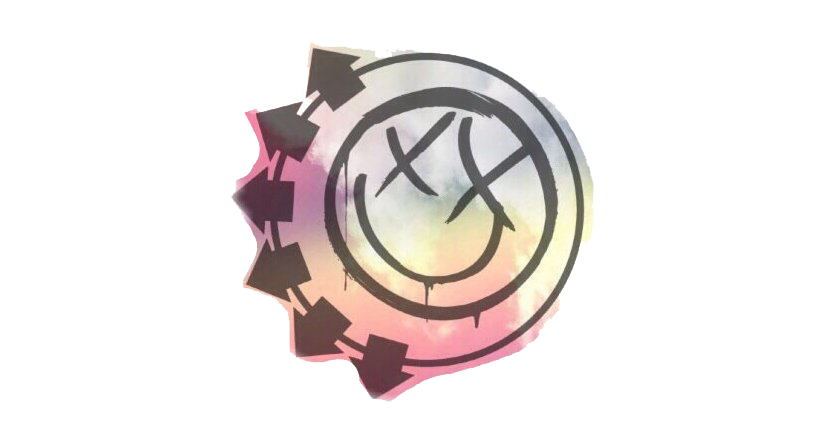 Blink 182 Png Clipart (indigo, white, silver, beige, pink)