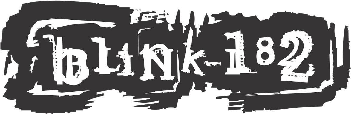 Blink 182 Png Image (white, black, indigo)