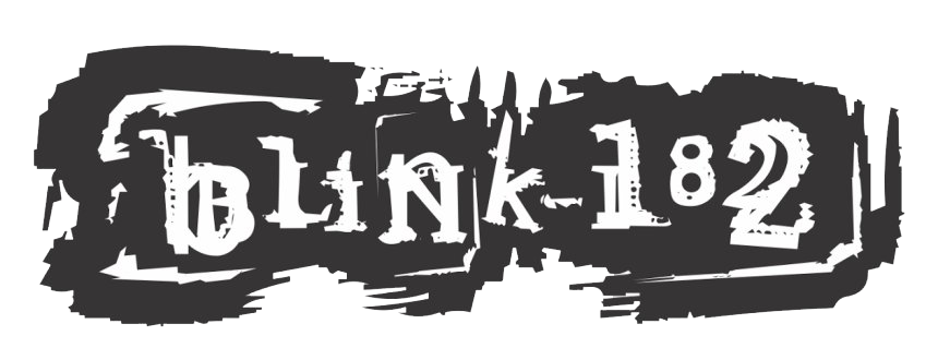 Blink 182 Transparent Background (white, black)