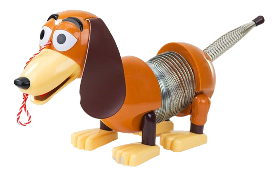 Slinky Dog Png Transparent Picture (black, maroon)