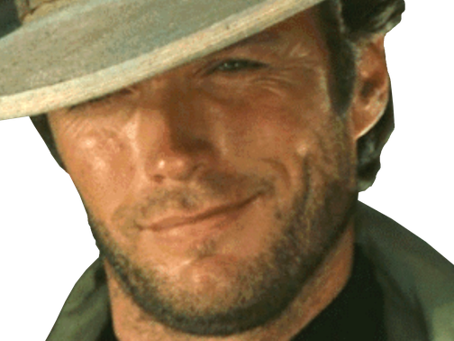 Clint Eastwood Png Isolated Hd (black)