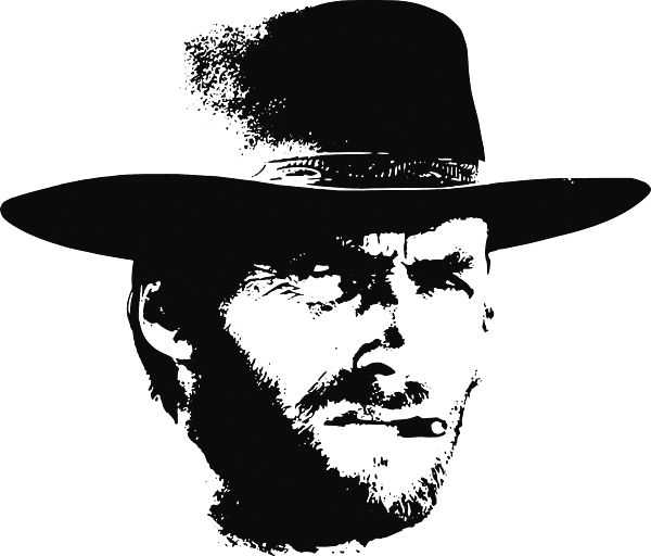 Clint Eastwood Png Pic (black)