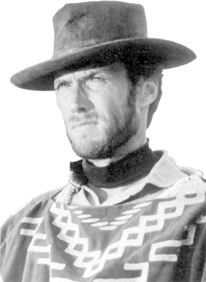 Clint Eastwood Transparent Png (gray, lavender, black, silver)