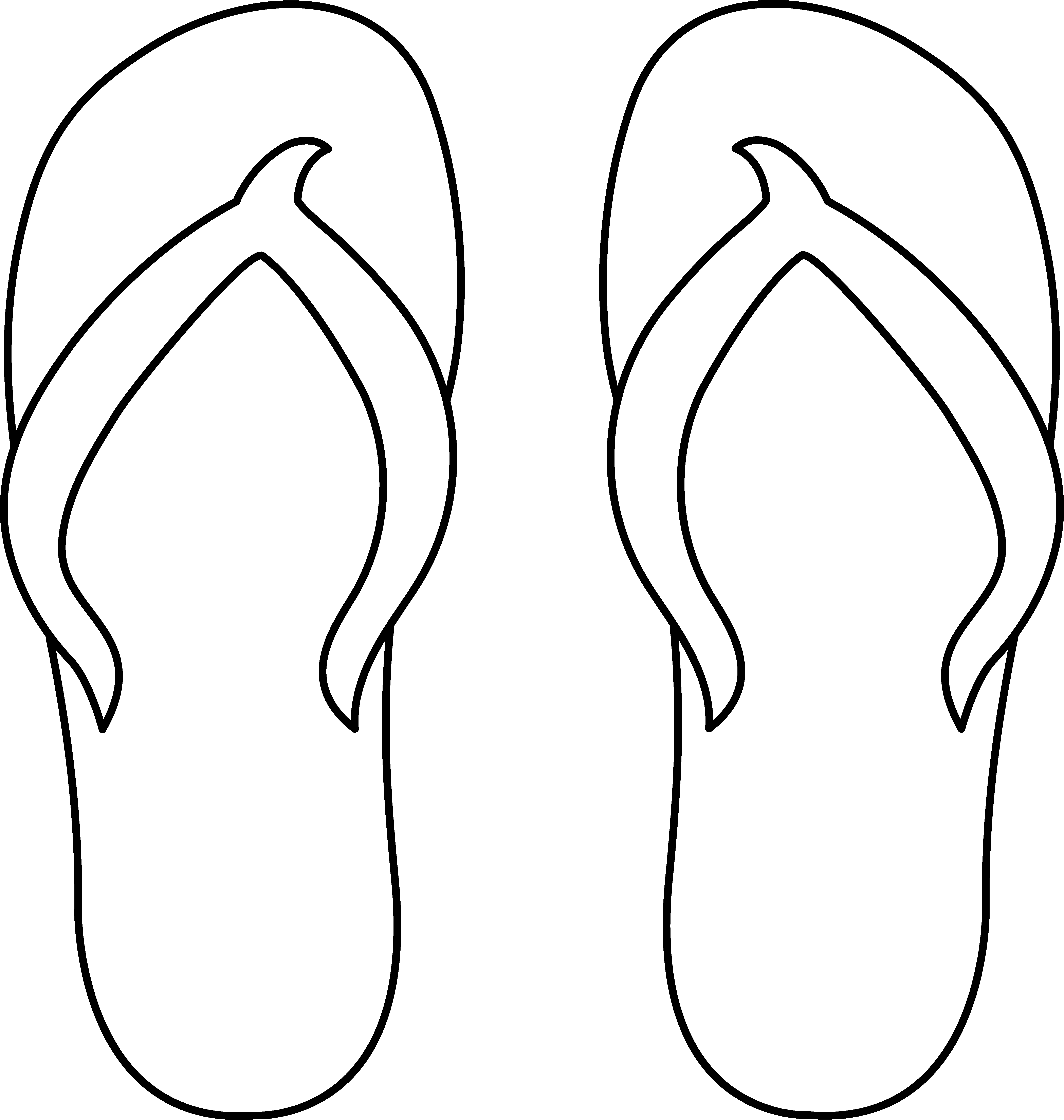 Flip Flops Silhouette Png (gray, white)