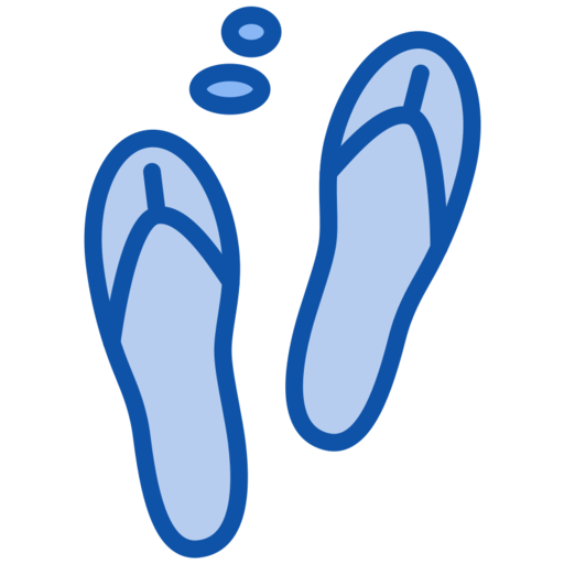 Flip Flops Free Transparent Png Icon Download (silver, lavender, black, teal)