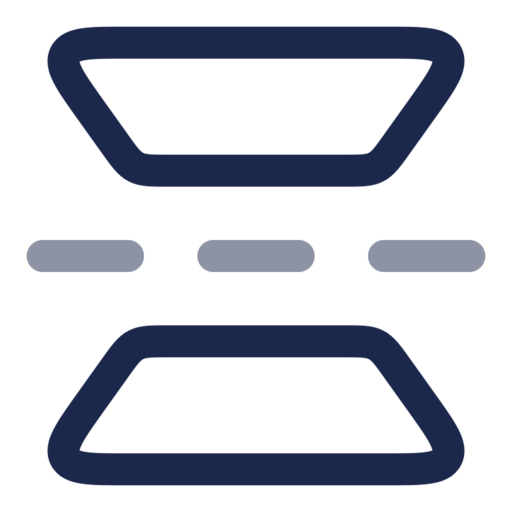 Flip Vertical Free Png Icon (navy, black)