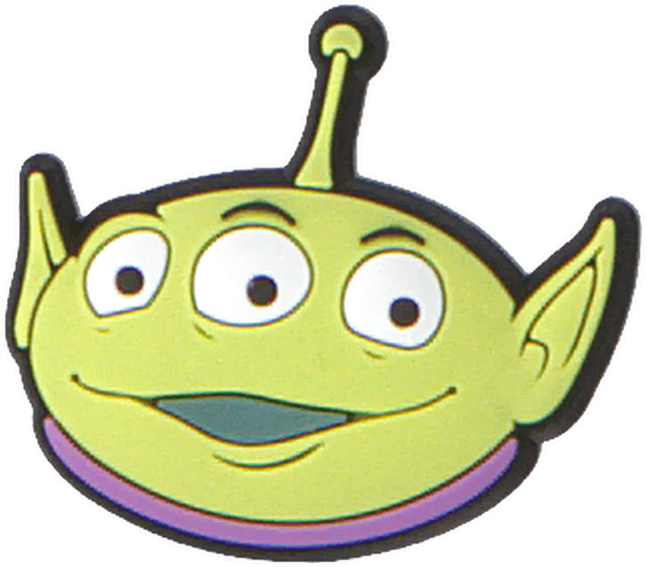 Clipart Alien Toy Png Image (black, white)