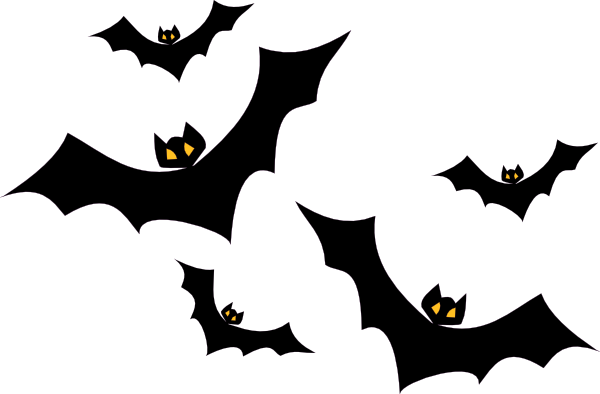 Clipart Bat Png Picture (black, white)