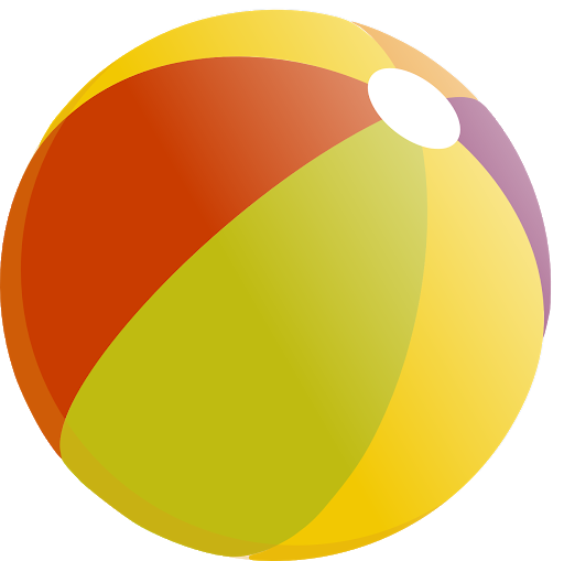 Clipart Colorful Beach Ball Png (chocolate, orange, black, white, gold)