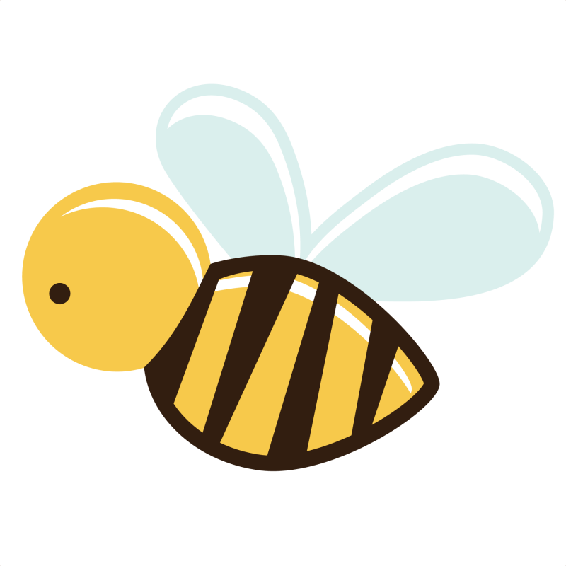 Clipart Honey Bee Png Clipart (lavender, black, white, gold)