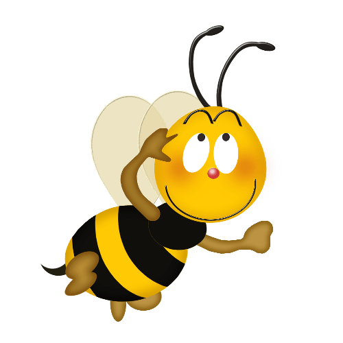 Clipart Honey Bee Png Image (gray, white, black, silver, gold)