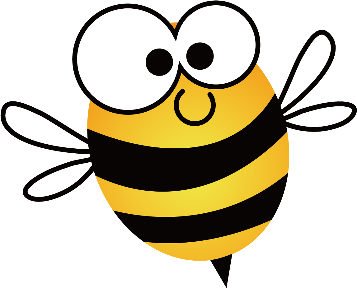 Clipart Honey Bee Png Photos (black, white, gold)