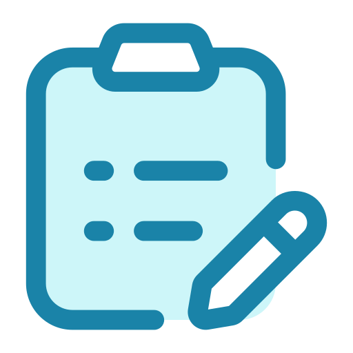 Clipboard List Survey Checklist Questionnaire Icon Free Transparent Png Icon Download (teal, lavender, black, white)